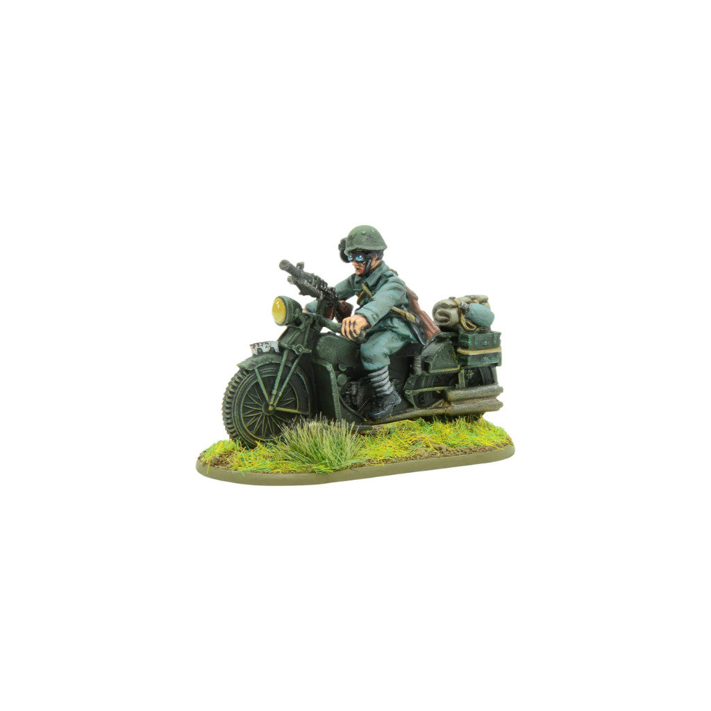 Bolt Action - Bersaglieri Moto-Guzzi GT17 Motorbike With LMG A