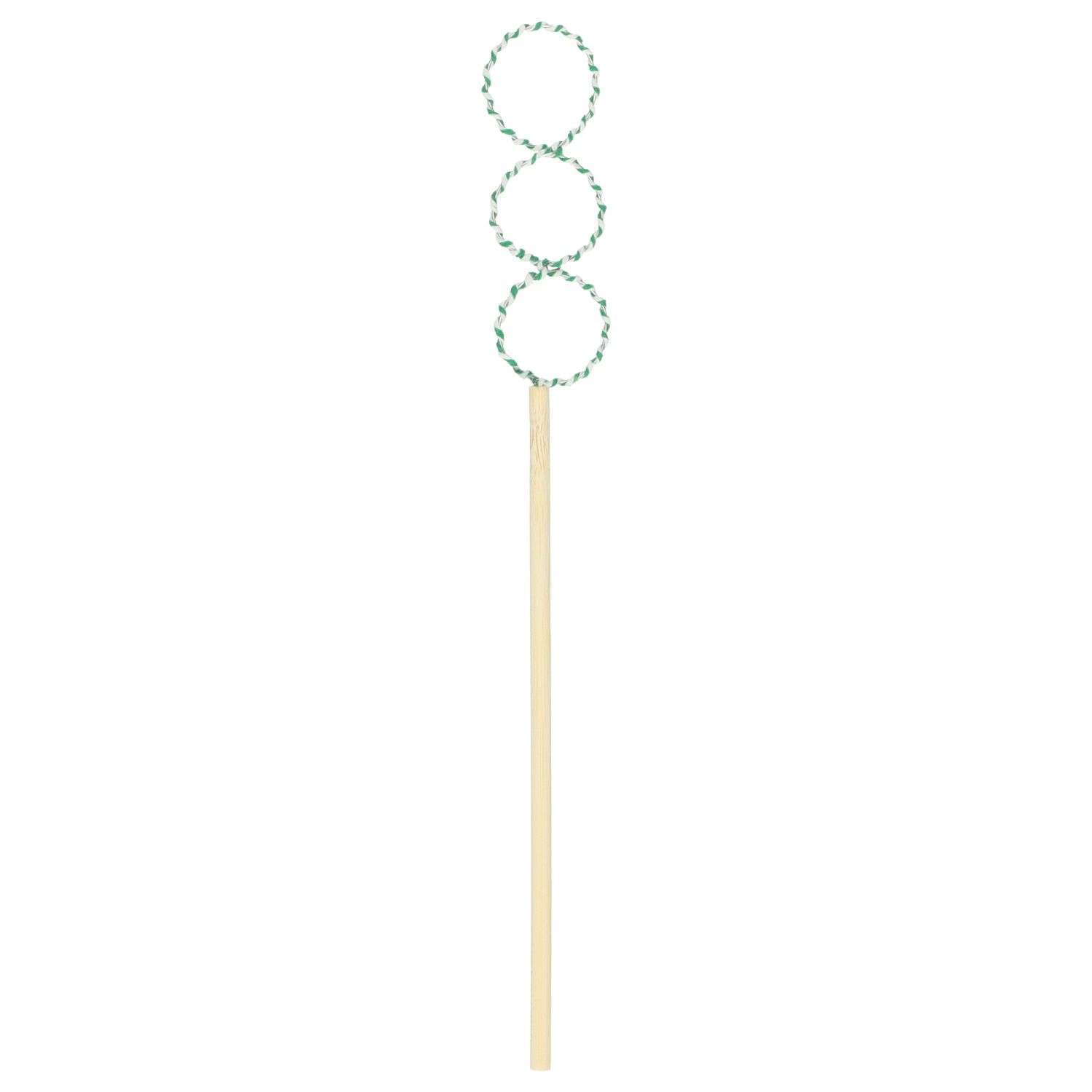 Bellenblaasstok, bamboe, groen
