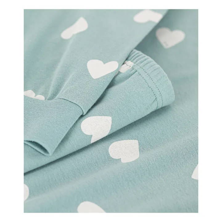 Petit Bateau Ensemble Pyjama Madiane Cœurs - Collection Femme | Sauge