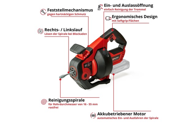 Einhell Rohrreinigungspistole »TE-DA 18/760 Li«