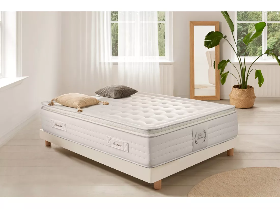 MATELAS KING PREMIER SPRING, RESSORTS ENSACHÉS, 30 cm - Moonia
