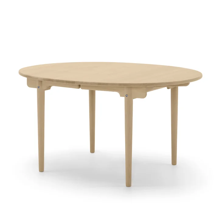 Carl Hansen - CH337 ausziehbarer Esstisch, 140 x 115 cm, eiche geölt (mit Auszug für 2 Platten)