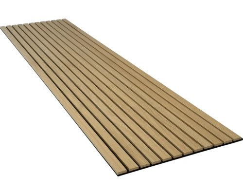 Fjordwall akoestisch paneel LUX eiken 2400 x 600 x 20 mm