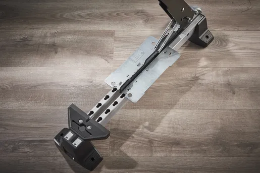 wolfcraft GmbH VLC 1000, Aluminium, Sort, 37 cm, 1.4 cm, 90°, Europa