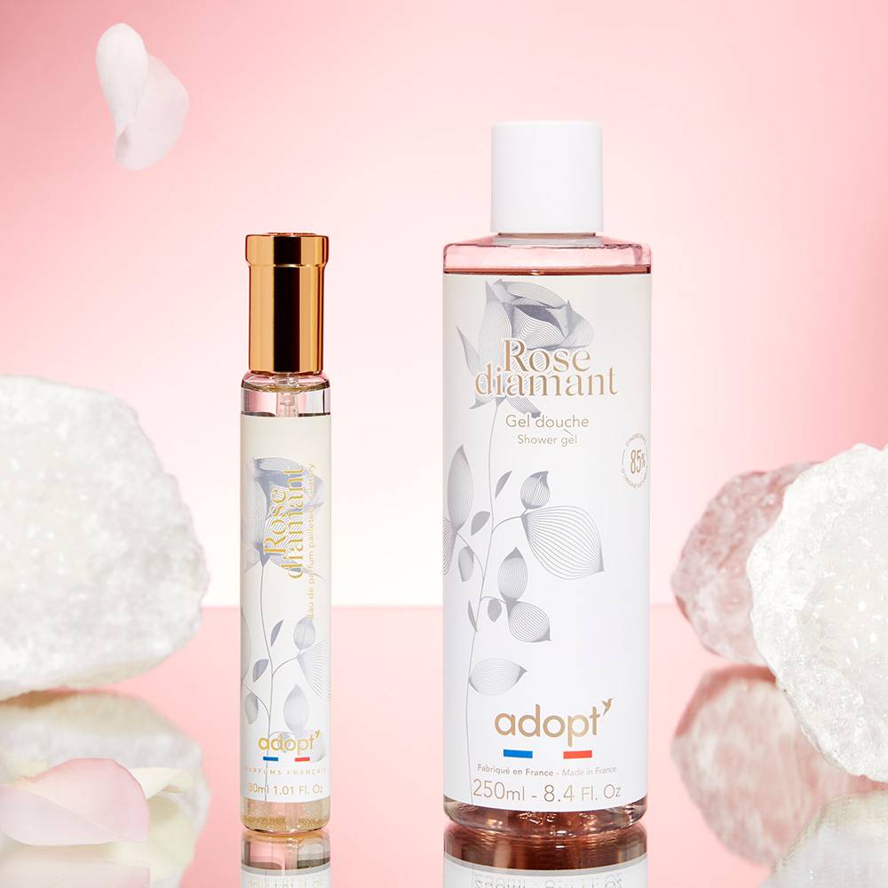 Rose Diamant - Coffret eau de parfum 30 ml + gel douche 250 ml