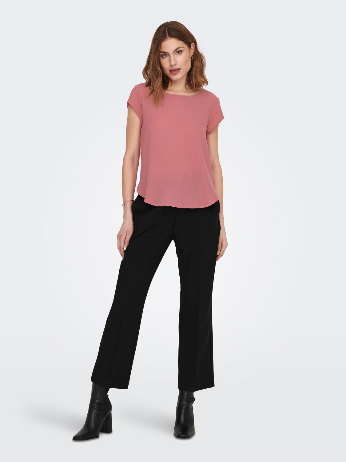 ONLVIC Top Dusty Rose