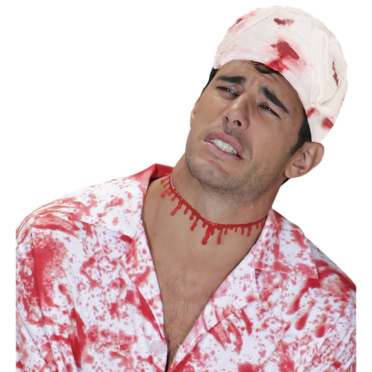 Halloween Nep Verband Bloed 6,8m