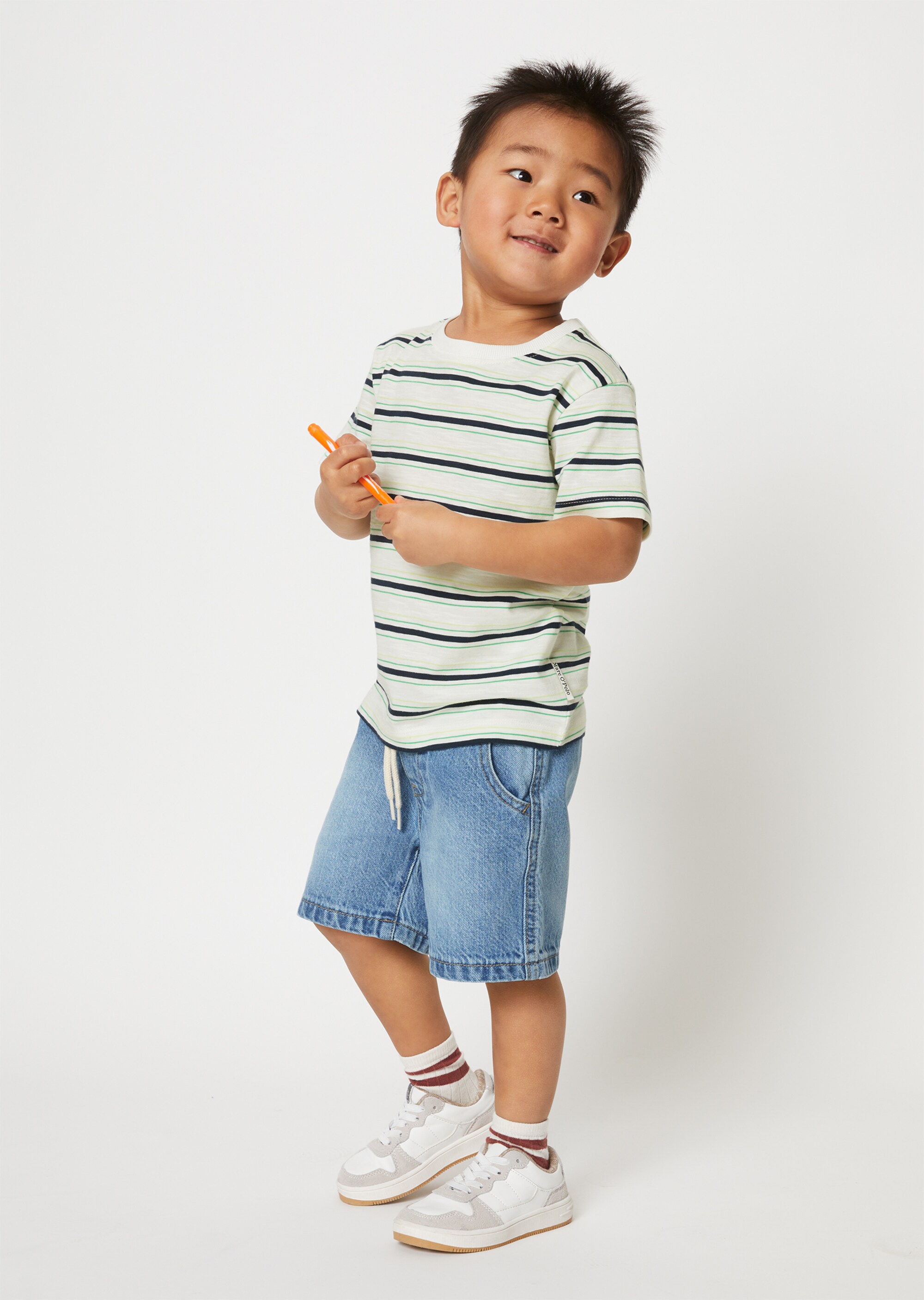 KIDS-BOYS T-Shirt aus angenehmem Slub-Jersey