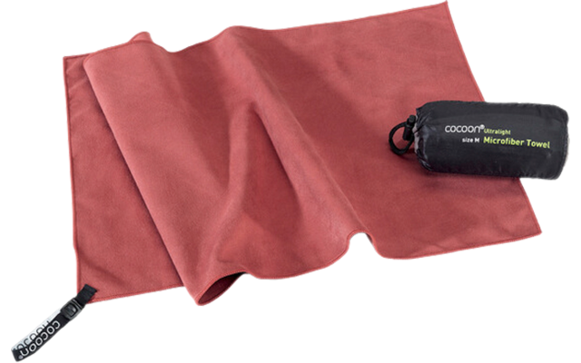 Cocoon Microfiber Handtuch Ultralight marsala red