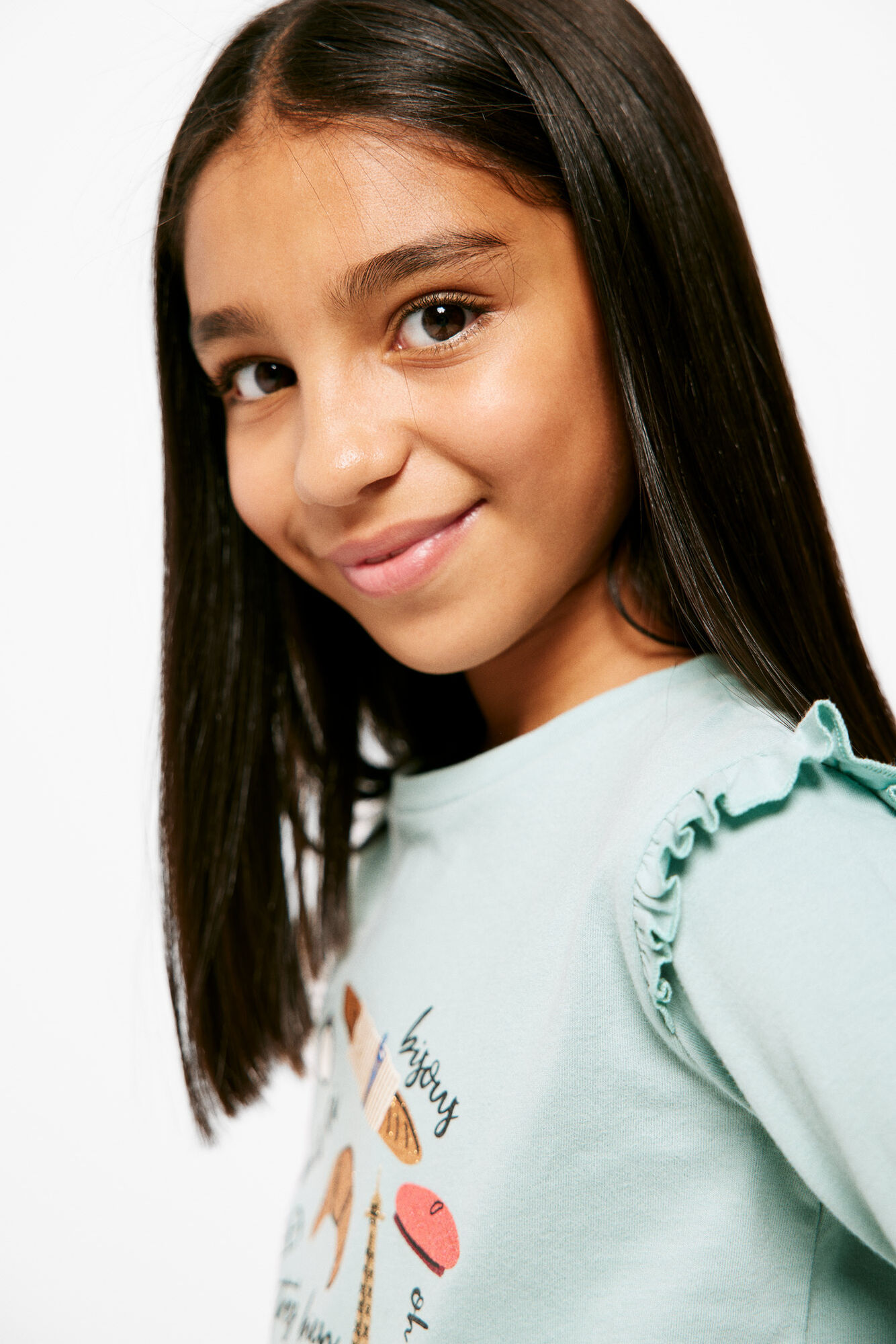 Camiseta Paris para meninas