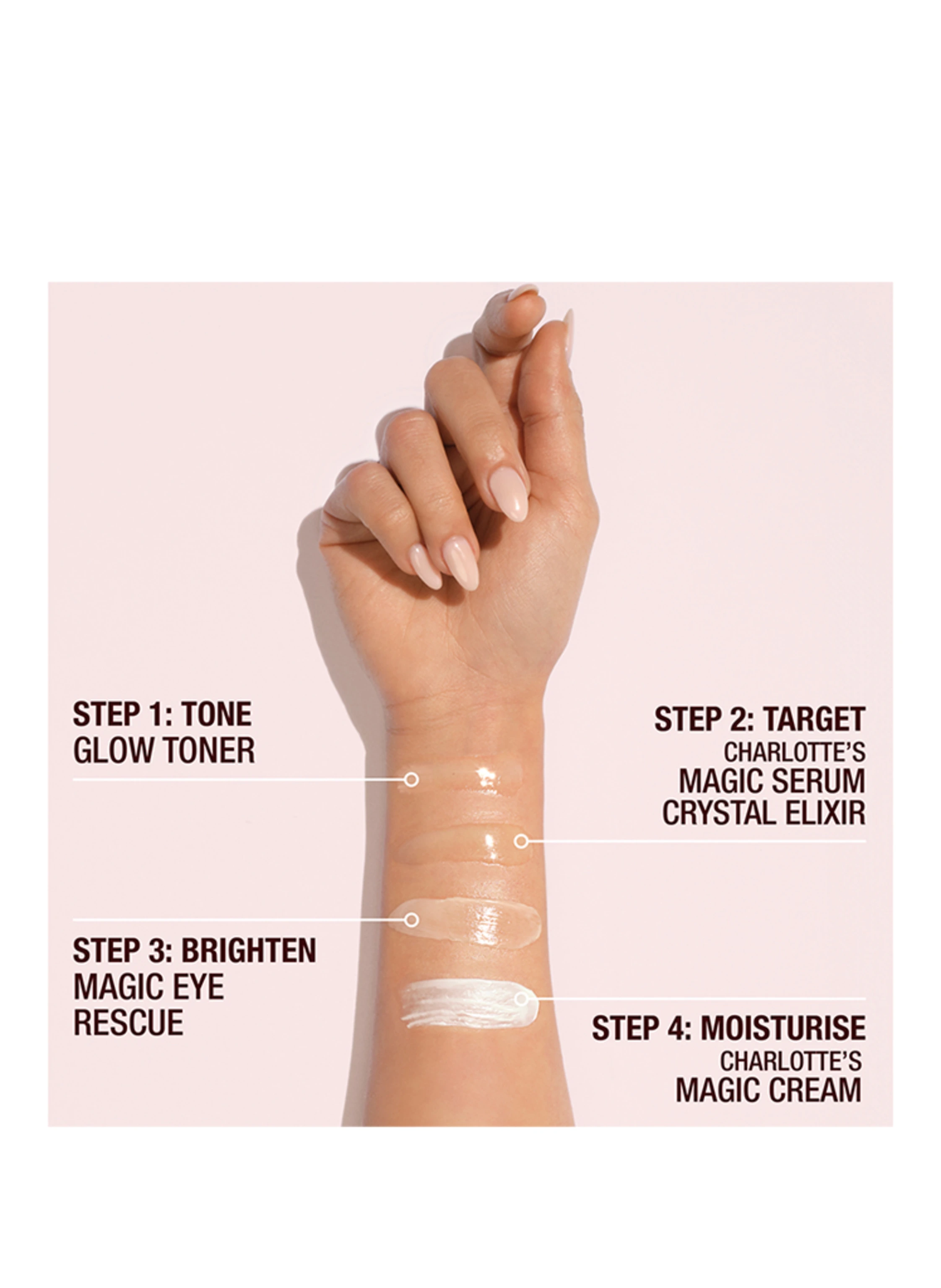 Charlotte Tilbury IMMEDIATE SKIN REVIVAL ROUTINE