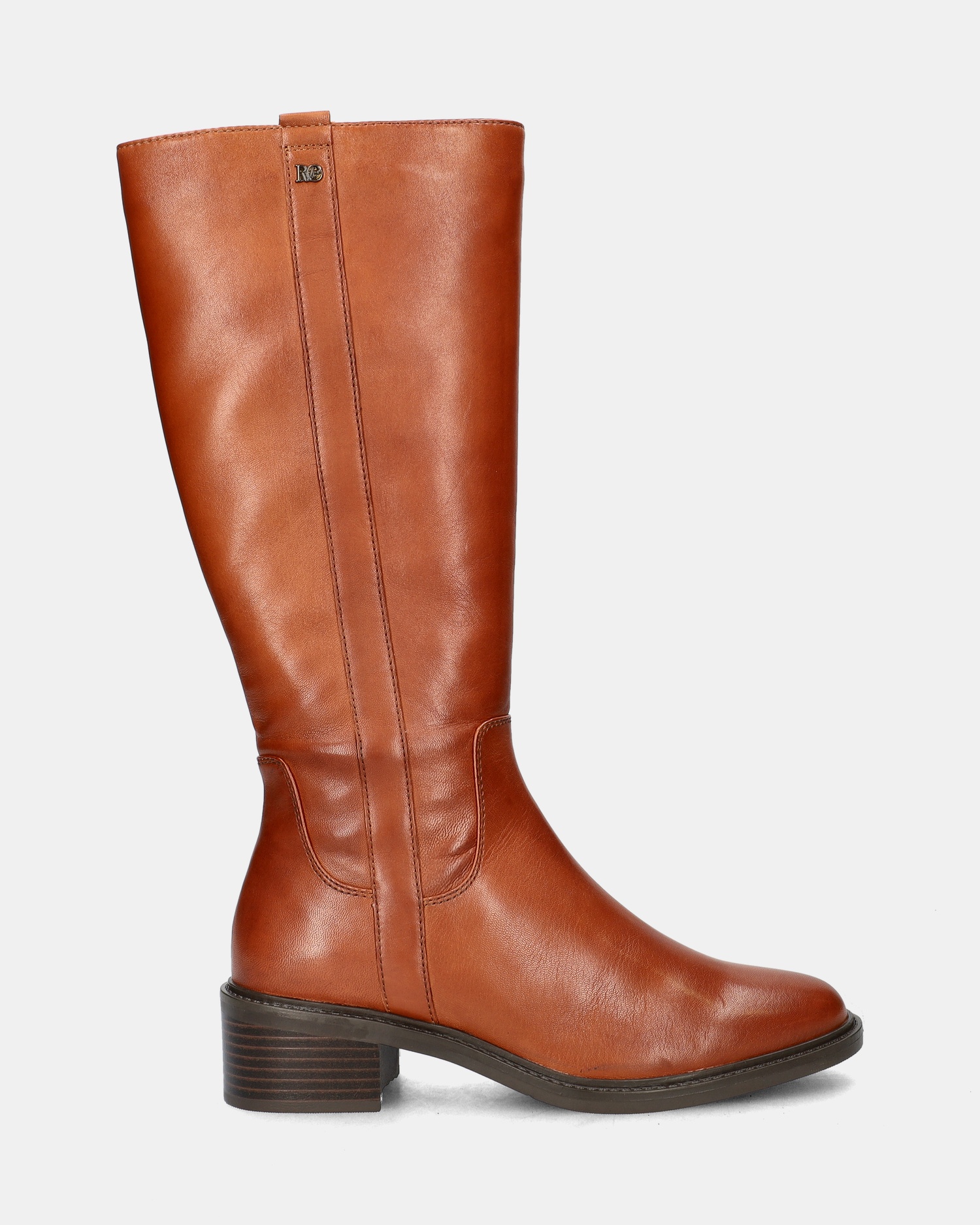 Regarde le Ciel Moira Hoge laarzen  - cognac