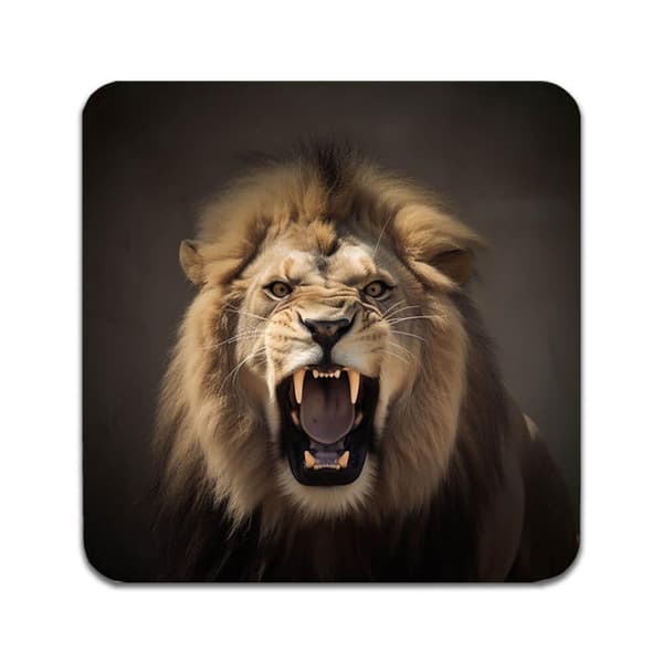 4 ST Dyr Løve Coaster
