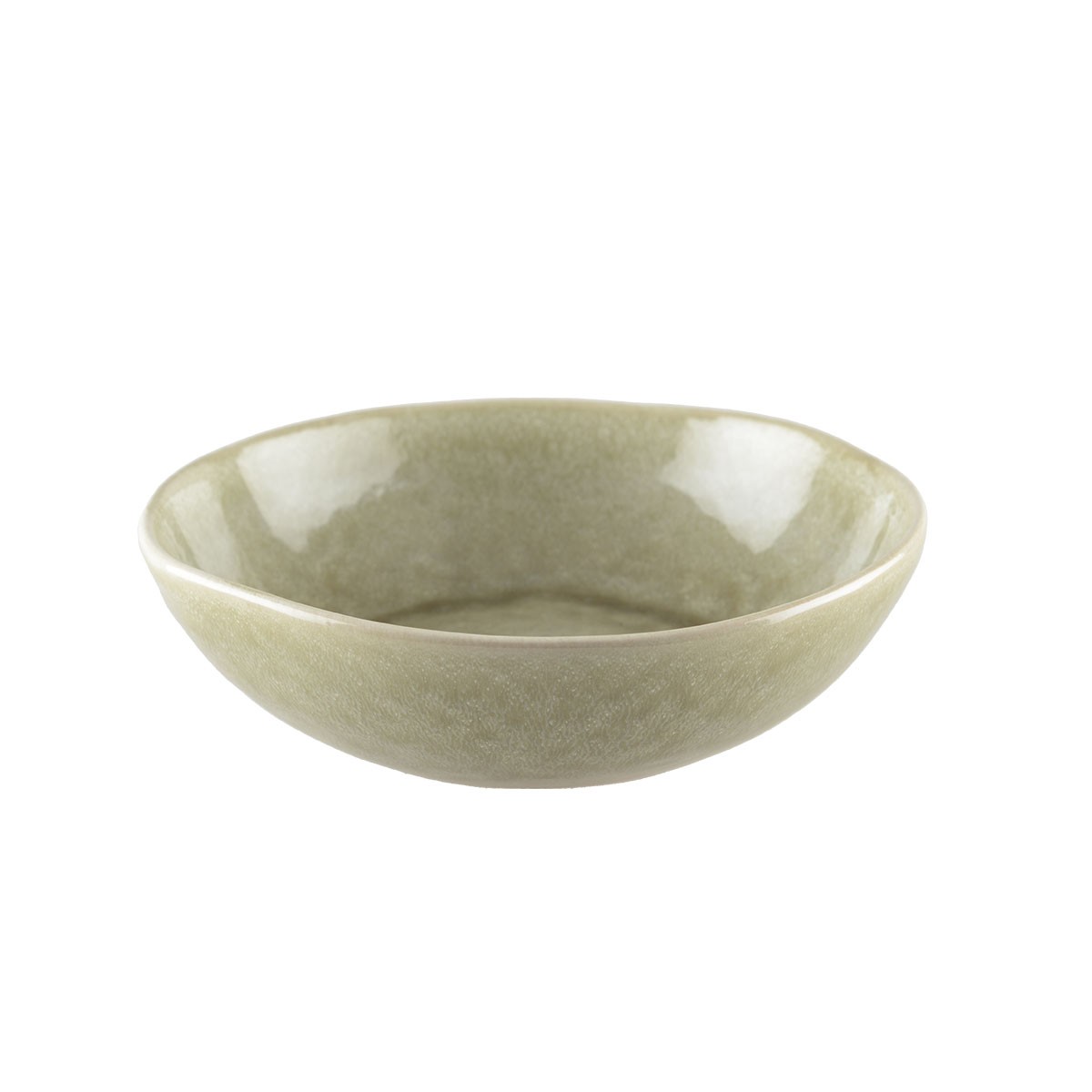 Assiette creuse verte 18.8cm par boite de - 6