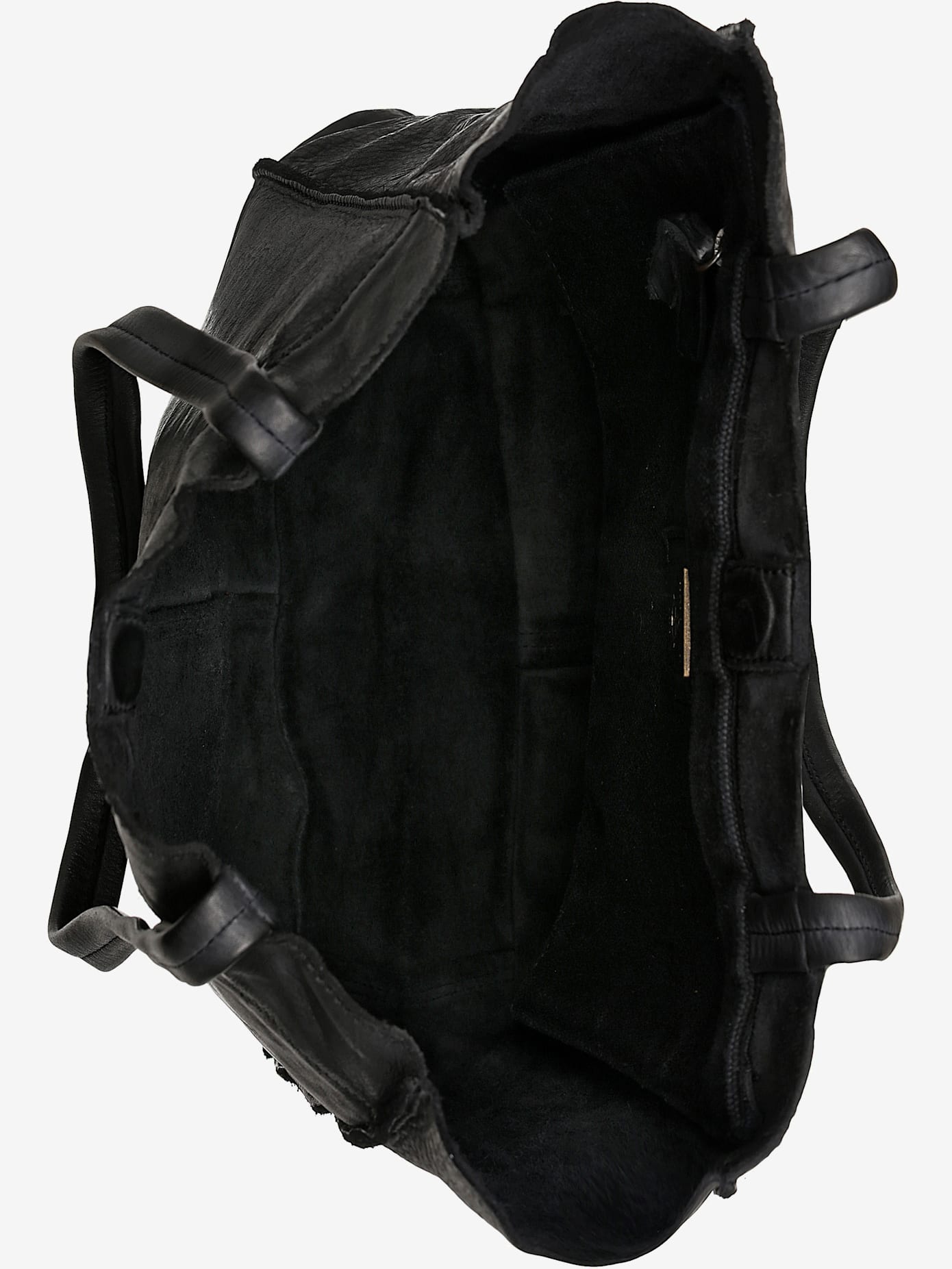 Cabas en cuir délavé