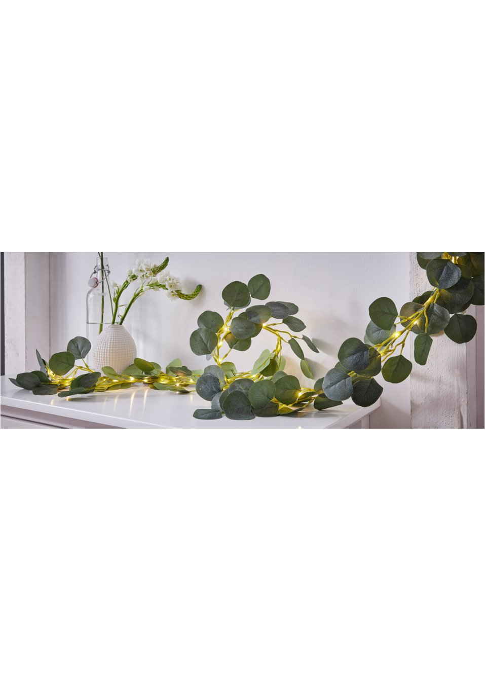 Guirlande fleur artificielle LED