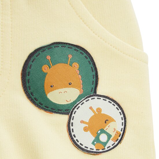 Travel With Love Short   Jaune        de               P'tit bisou