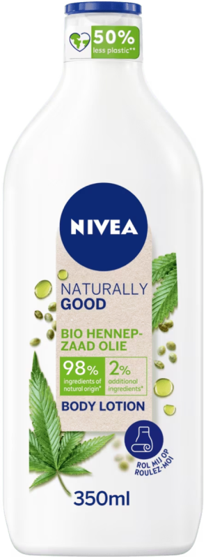 Nivea Naturally Good Bio Hennepzaadolie Bodylotion 350ml