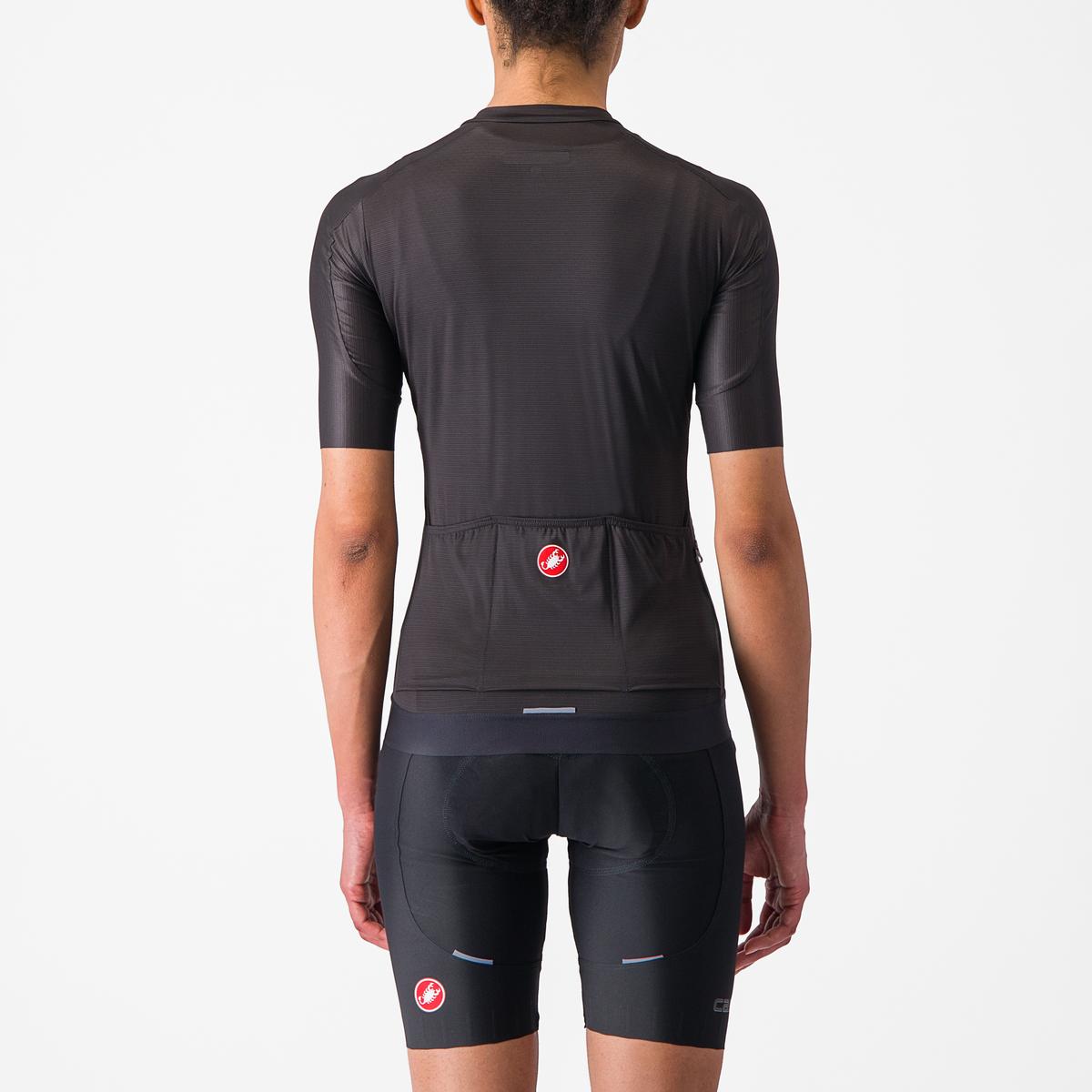 Castelli Espresso Wcykeltrøje light black dame