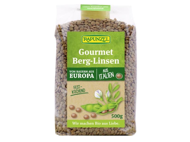 Rapunzel Bio Gourmet Berg Linsen 500 g Bio Berg-Linsen Gourmet