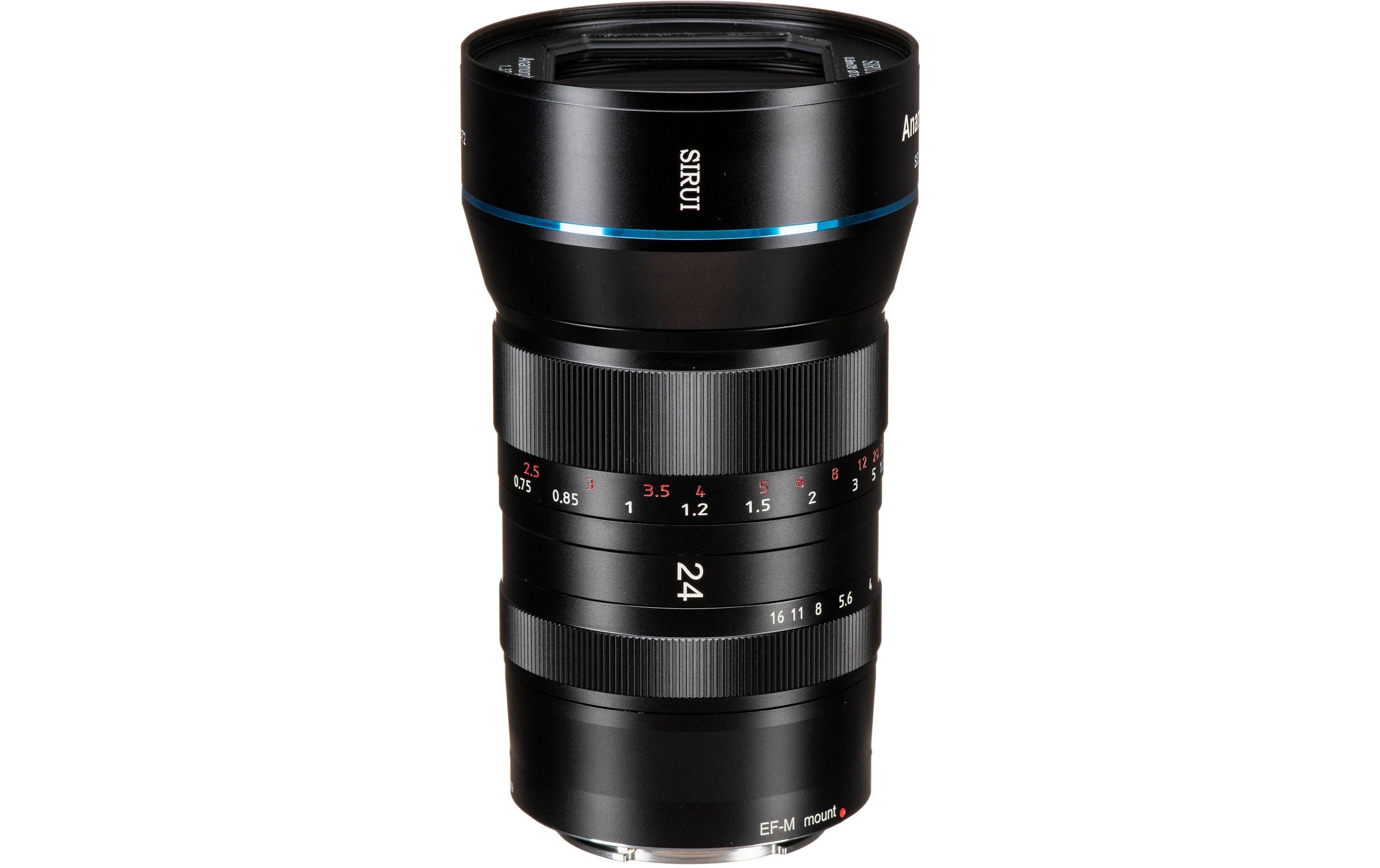 Festbrennweite 24mm F/2.8 anamorph 1.33x – Canon EF-M<br>Festbrennweite in Kinoqualität für Kameras mit Canon EF-M-Bajonett