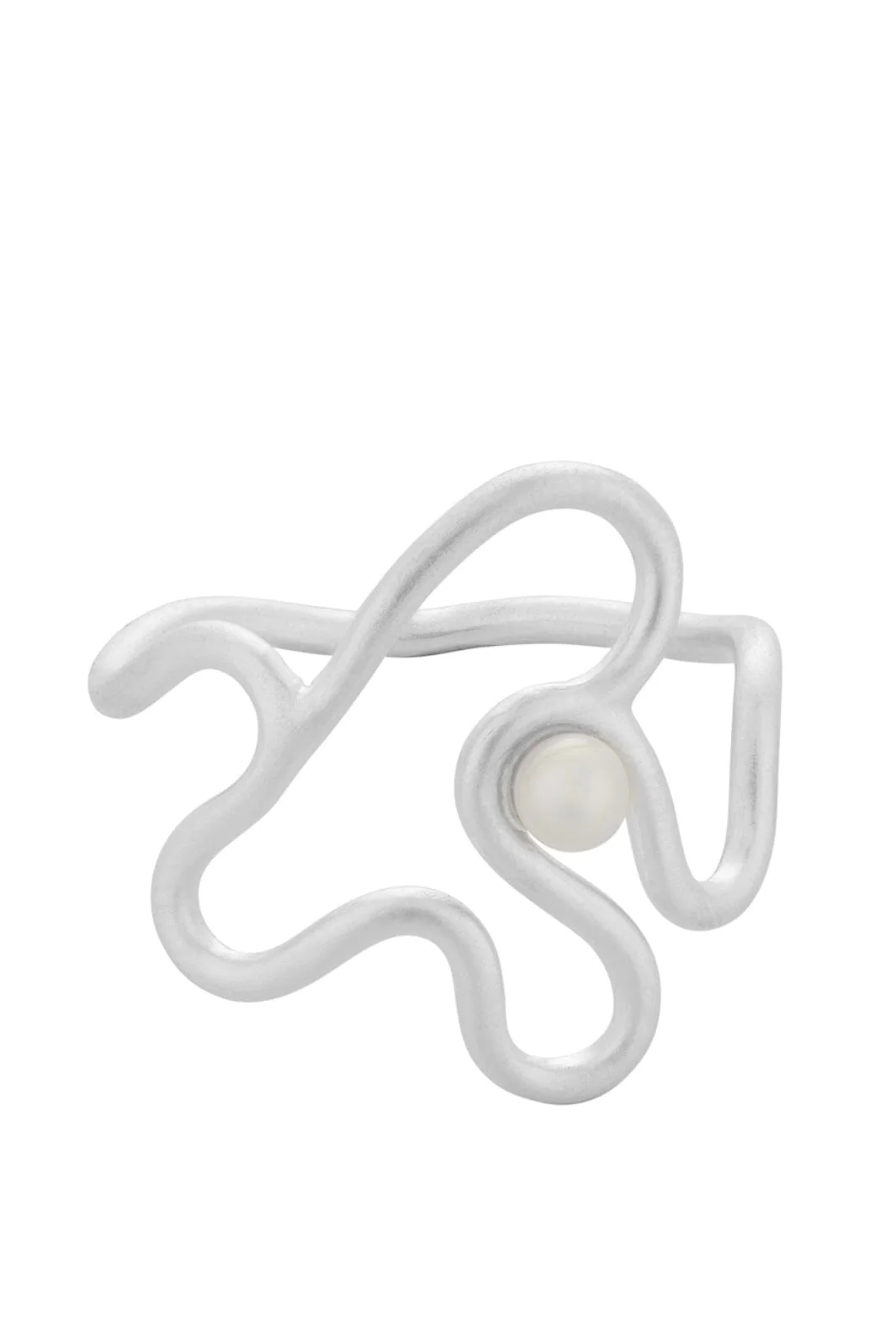 Pernille Corydon Jewellery Bay Pearl Ring silver