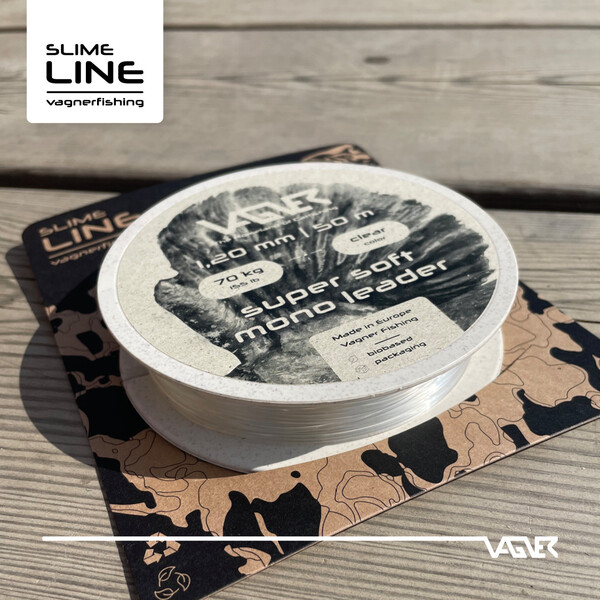Leader Vagner Super Soft Mono Nylon Leader Clear (50m)