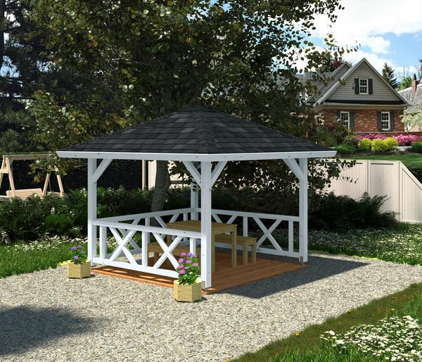Palmako Pavillon Betty, ca. B386/H323/T386 cm