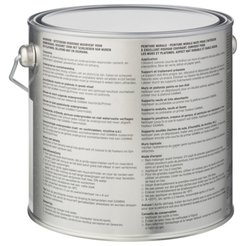 GAMMA muurverf gebroken wit mat 2,5 liter