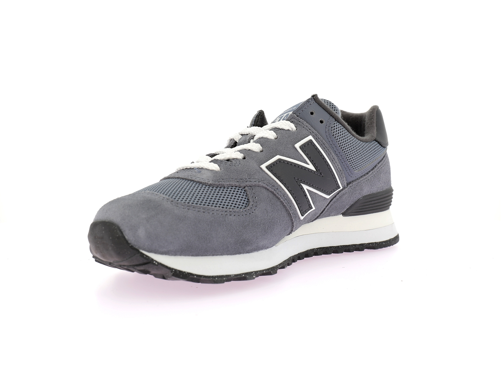 New balance a-U574GGE Matières combinées Gris Foncé