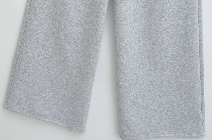 Morhan - Elastische taille, effen, wijde joggingbroek