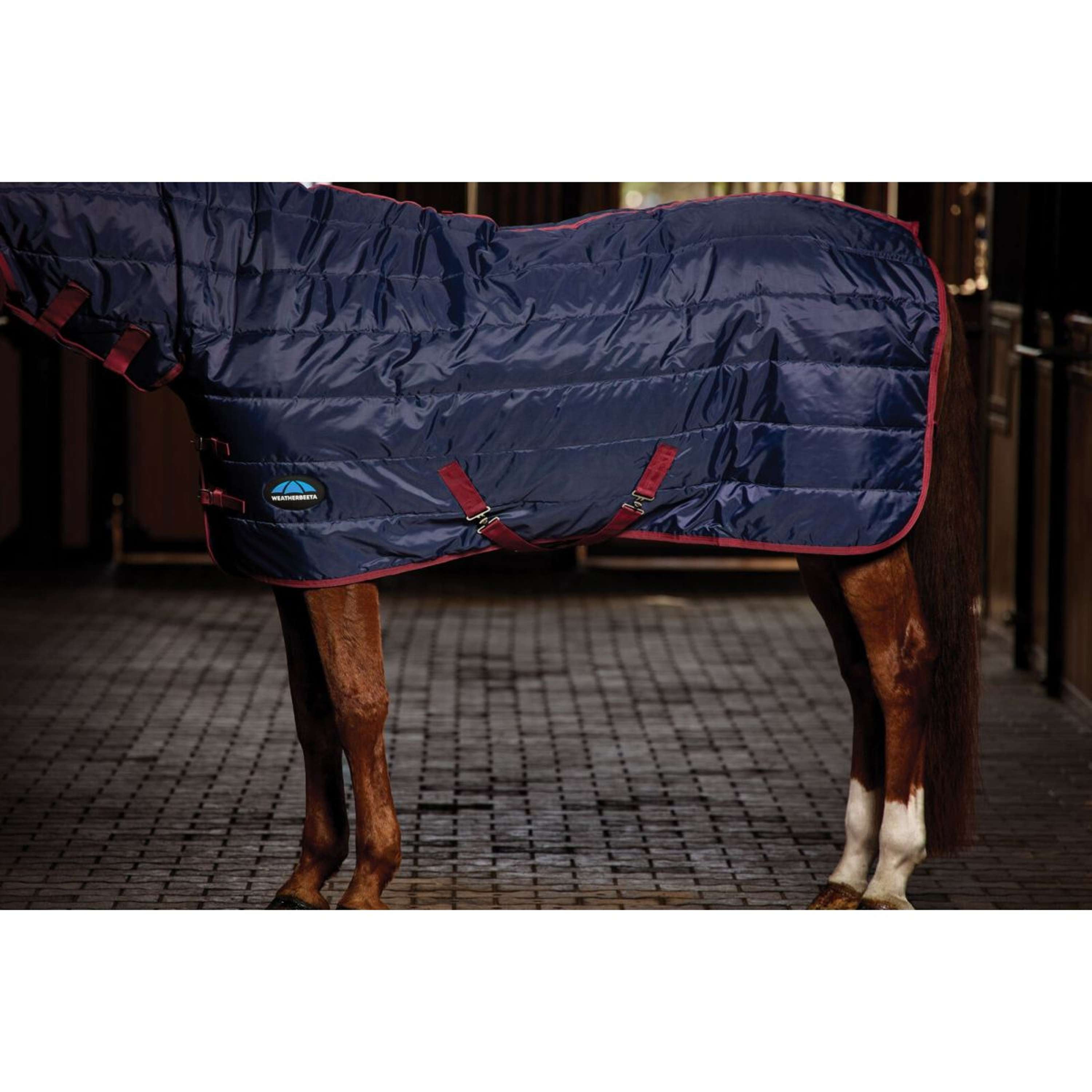 WeatherBeeta Staldeken ComFiTec 210D Channel Quilt Combo Neck 220g Nav