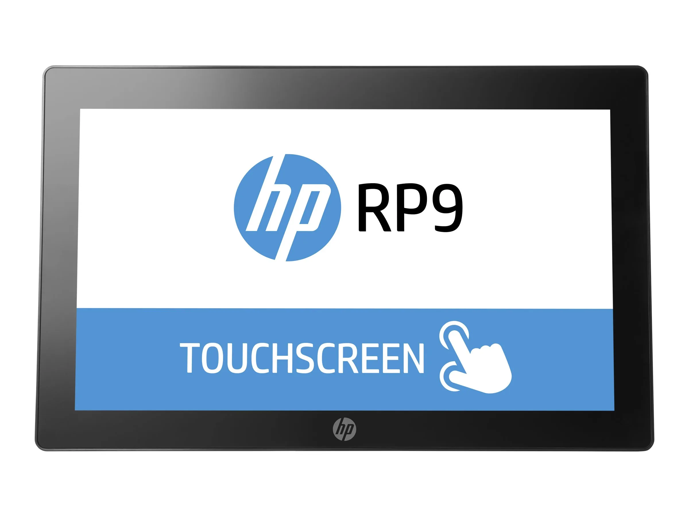 HP RP9 G1 Retail System 9015 - Alt-i-én - 1 x Celeron G3900 / 2.8 GHz - vPro - RAM 4 GB - SSD 128 GB - 3D V-NAND technology - HD Graphics 510 - GigE - FreeDOS 2.0 - skærm: LED 15.6