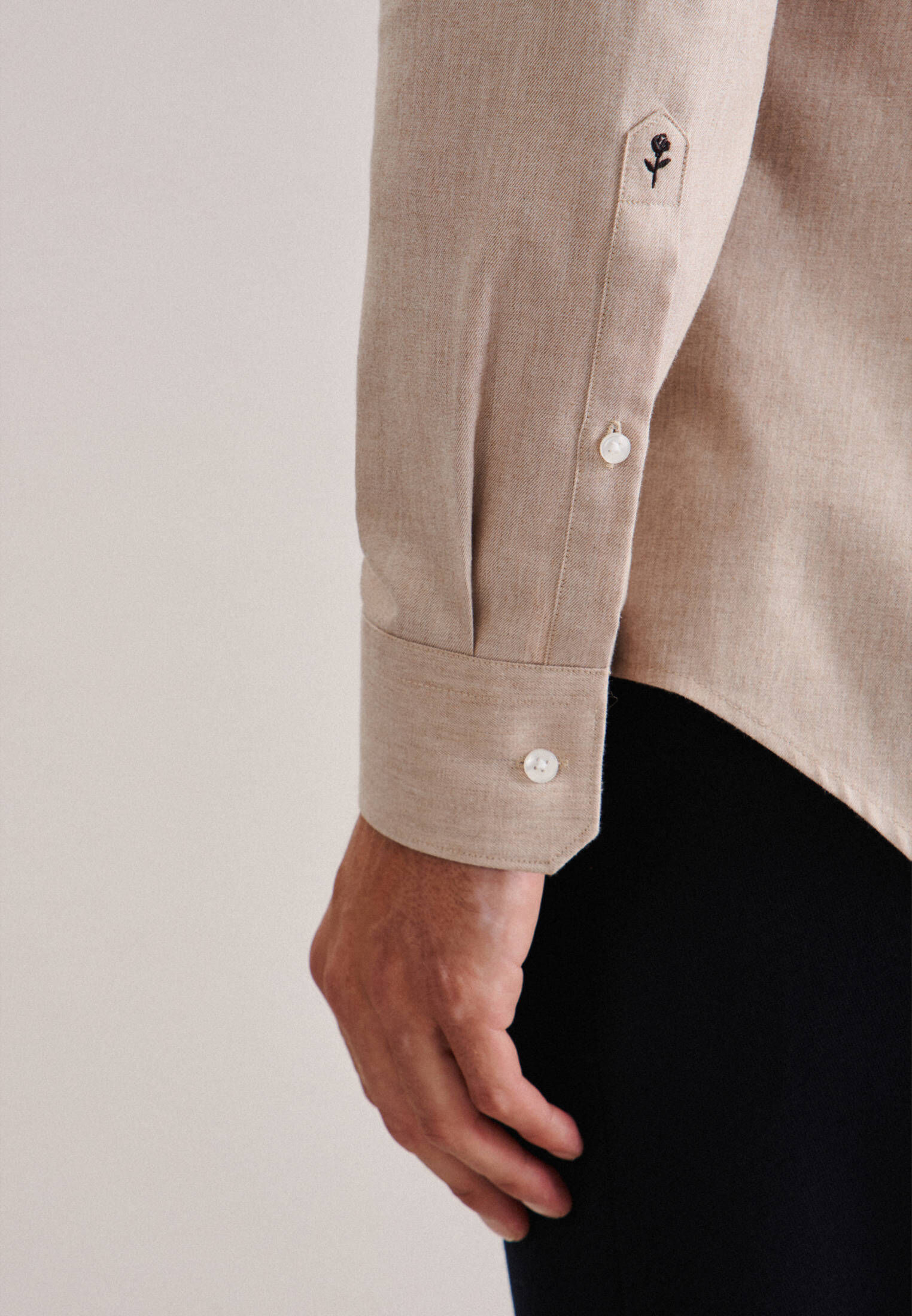 Seidensticker| Herren Flanellhemd Regular