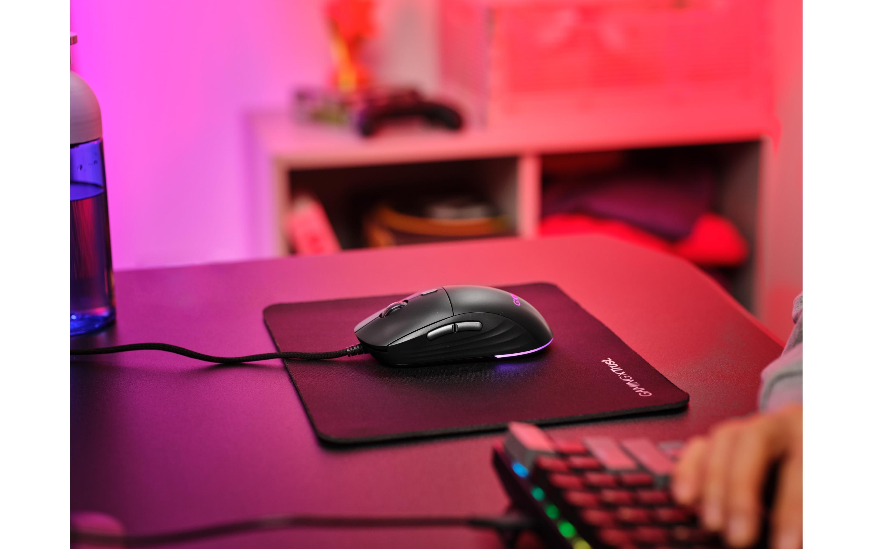 Gaming-Maus GXT 925 Redex IIFederleichte Gaming-Maus mit voll einstellbarer RGB-Beleuchtung
