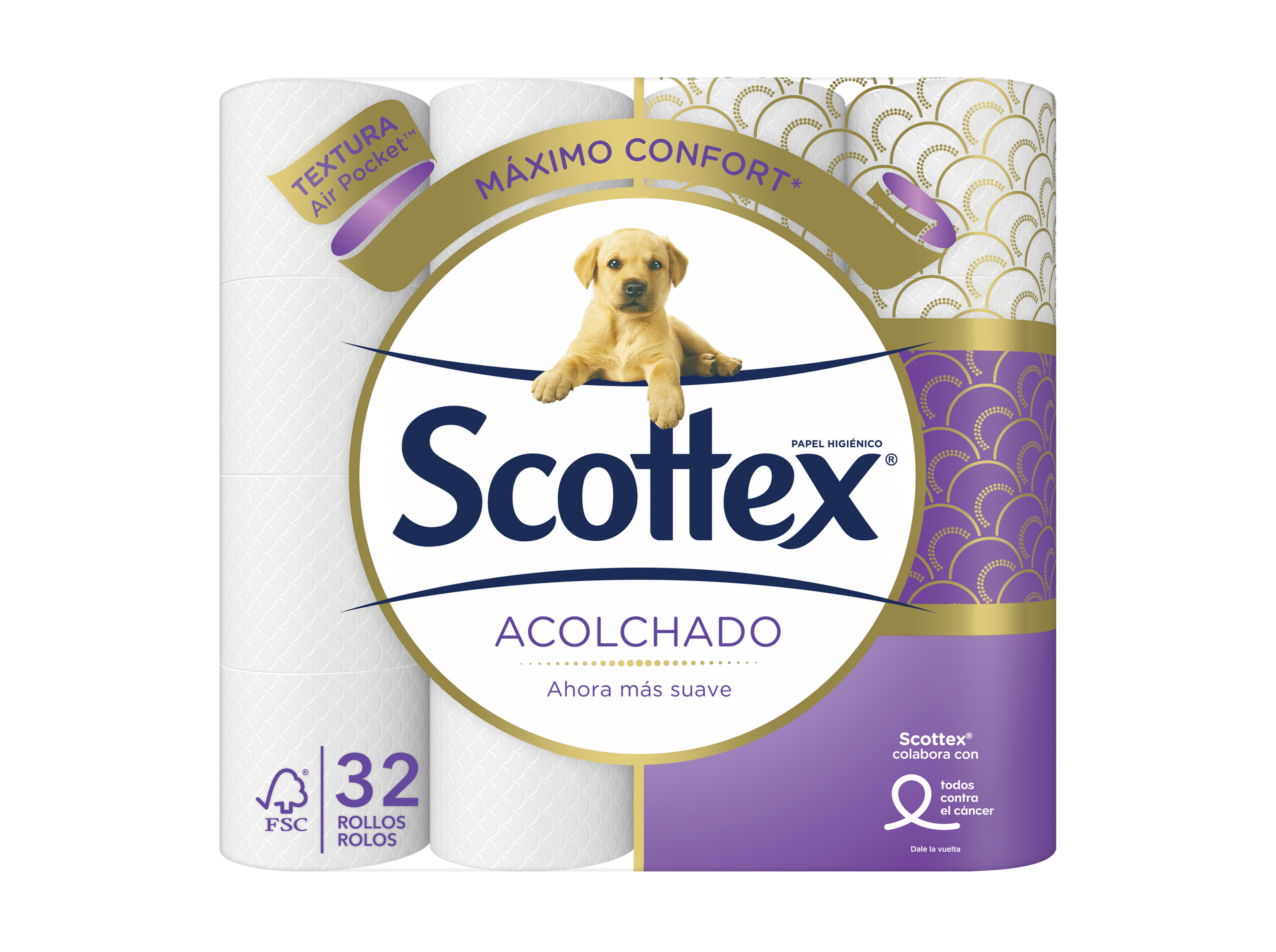 PAPEL HIGIÉNICO SCOTTEX ACOLCHOADO 32R