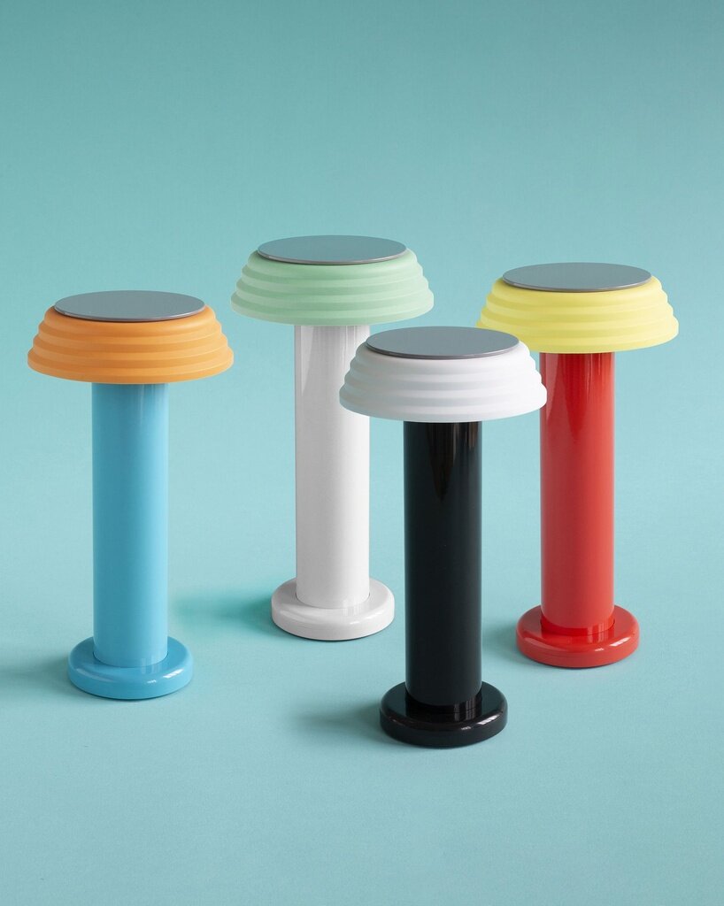 SOWDEN  PL1 Portable bordlampe - hvid/grøn