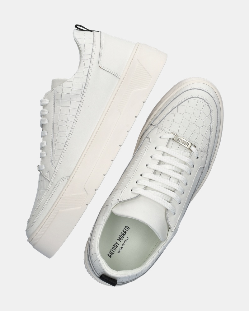 Antony Morato Flint Animal Lage sneakers  - wit