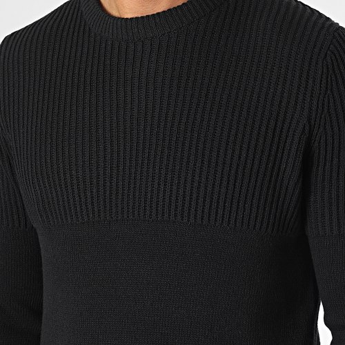 Pull Al Life Reg Knit 22024031 Noir