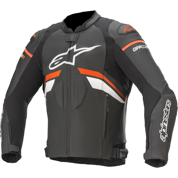 Alpinestars - Blouson GP Plus R V3 Noir / Rouge fluo / Blanc