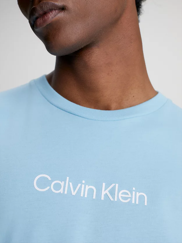 Camiseta de algodão com logotipo