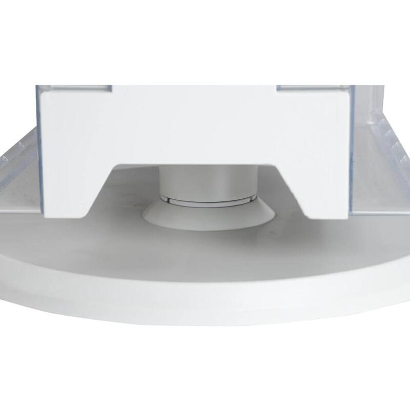 Distributeur de prospectus tourniquet de table 6 Compartiments A4 - Cristal
