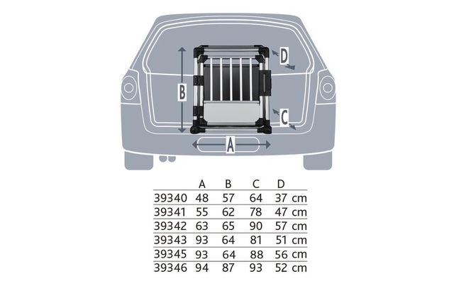 TRIXIE Tiertransportbox »Aluminium L«