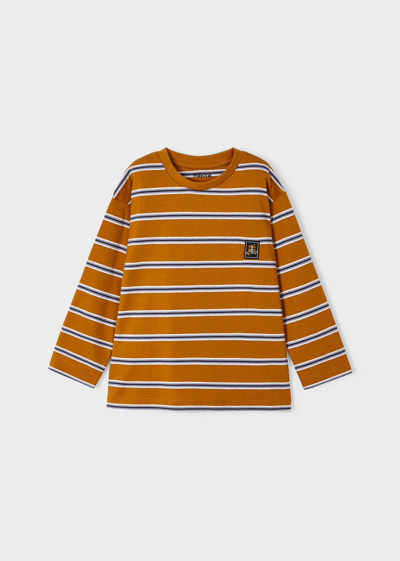 Camiseta listrada Better Cotton para meninos