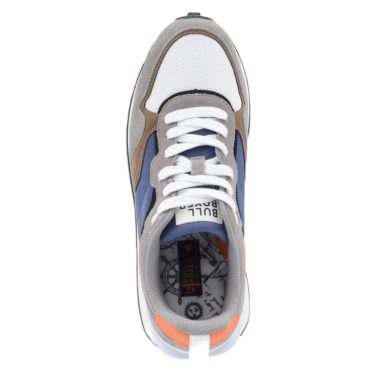 BullboxerLow Sneaker - Light grey - Blue