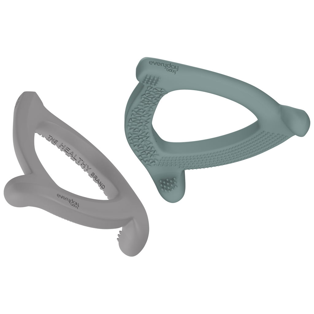Everyday BabyEveryday Baby   Beissring Doppelpack quiet grey, harmony green