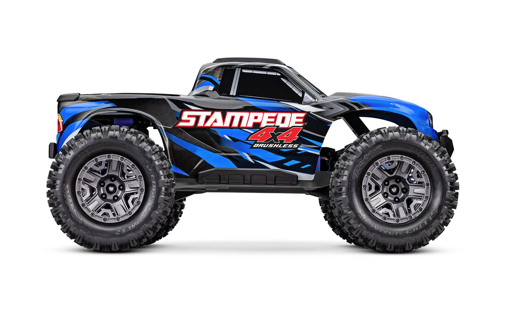 Monster Truck Stampede 4x4 BL-2s Blau, ARTR, 1:10<br>Robuster 4WD Brushless Monstertruck