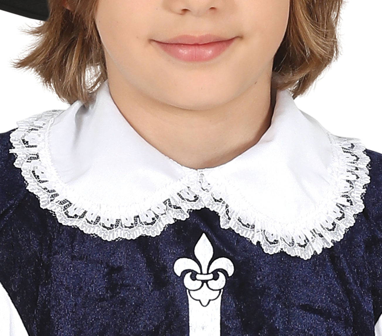 Musketier Kostuum Jongen Blauw