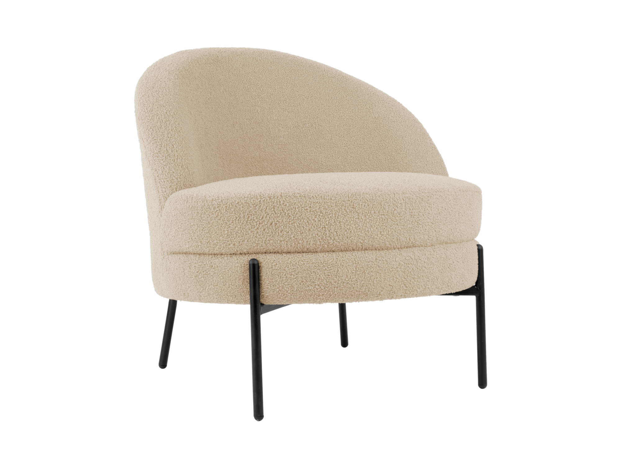 Chair Noble teddy curl beige