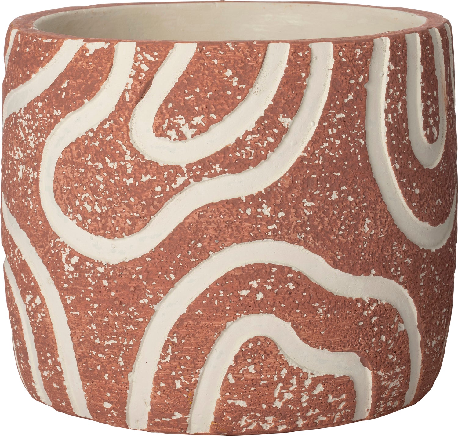 Intratuin bloempot Kyo terracotta D 14,5 H 13 cm